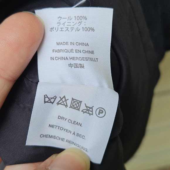 J. Crew navy tie-neck Italian wool crepe dress with flaw size 0 - Picture 6 of 8